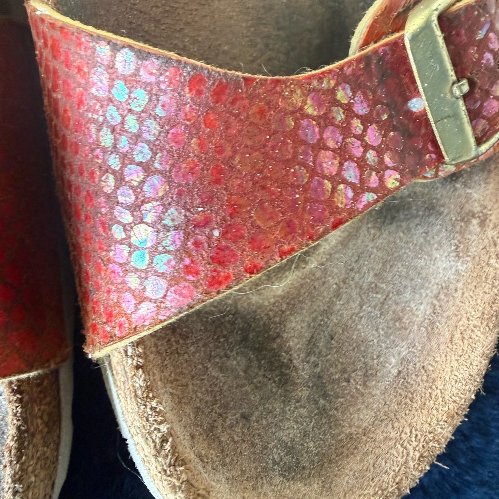 Birkenstock Red Sandals - Picture 3 of 11